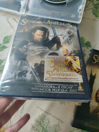 Trilogia El señor de los anillos. DVD