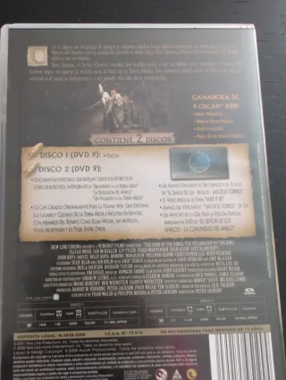 Trilogia El señor de los anillos. DVD