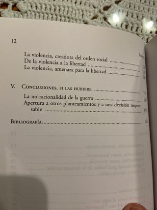 Libro La racionalidad de la guerra