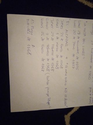 LOTE 6 periódicos EL ALCÁZAR año 68