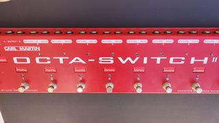 Pedalera o pedal Carl Martin Octa-Switch MK2