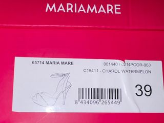 Zapato plataforma Maria Mare Charol Watermelon 39