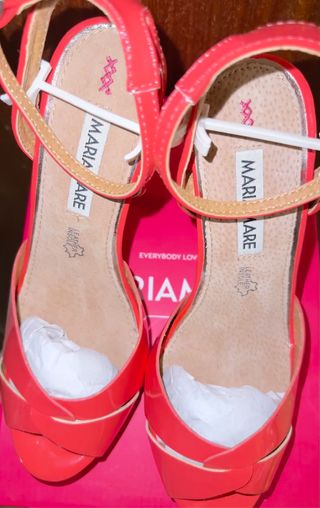 Zapato plataforma Maria Mare Charol Watermelon 39