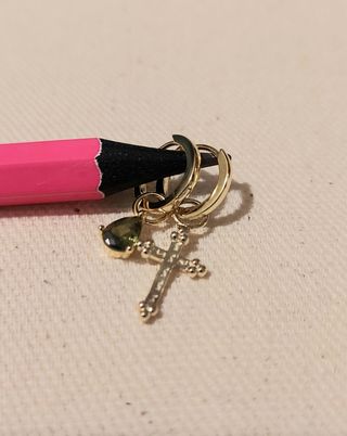 Pendientes plata pequeños aros y colgantes