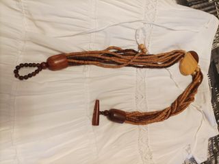 Cinturón/ Collar madera 