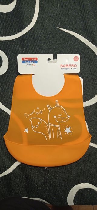 Babero Silicona nuevo