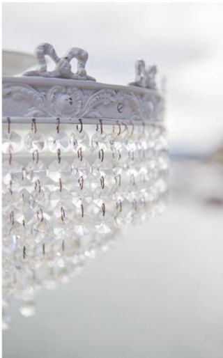 Lámpara cristal roca