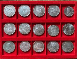 12 monedas Grandes Personajes