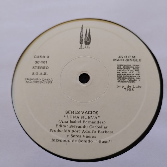 Los seres vacíos - Maxi 1983.