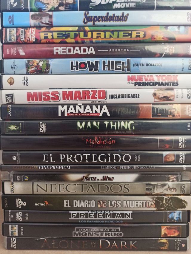 Películas Bluray y DVD