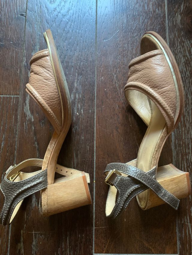 Sandalias con tacon Clarks 39