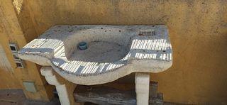 Barbacoa de piedra artificial