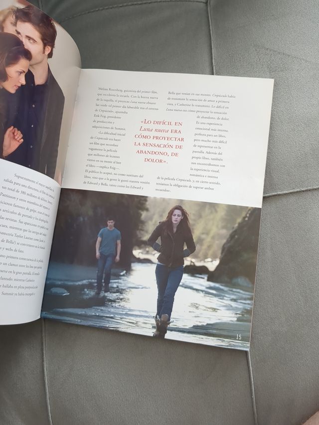 Libro Luna Nueva saga crepusculo.