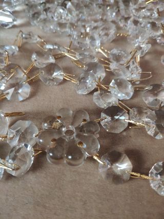 Lotto cristalli per lampadari o lavori handmade