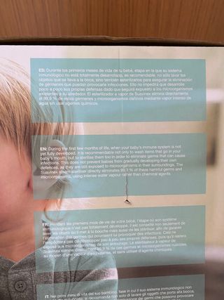 Esterilizador eléctrico Suavinex