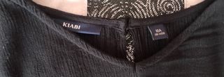 Blusa negra Kiabi