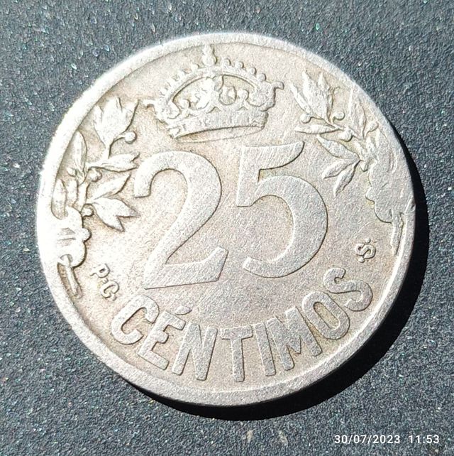 25 céntimos 1925 (Alfonso XIII)
