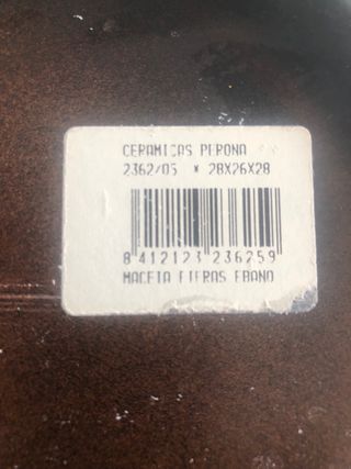 Maceta de cerámica, grande.