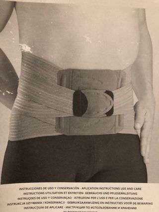 Faja lumbar de sujeción (BE)