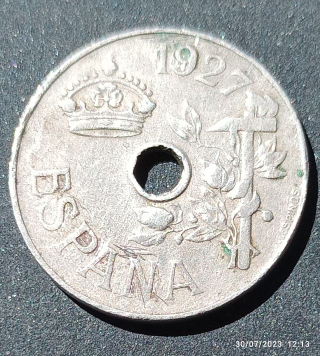 25 céntimos 1927 (Alfonso XIII)