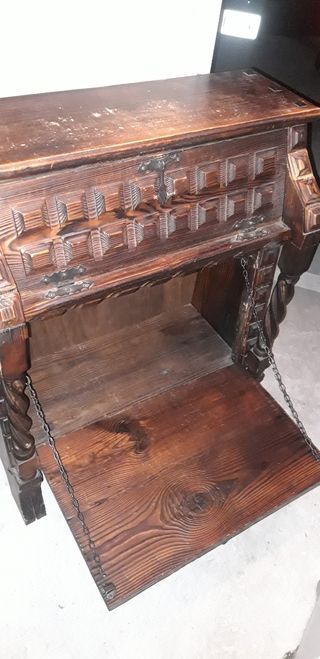Recibidor escritorio madera antiguo
