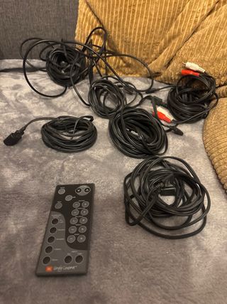 subwofer home cinema. 5 altavoces + subwofer