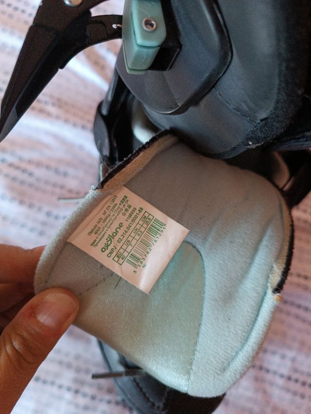 Patines en linea y rodilleras