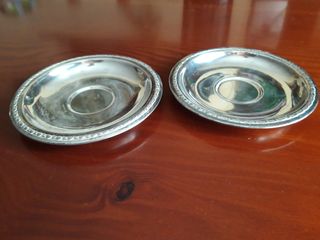 Juego de café plateado