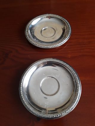 Juego de café plateado