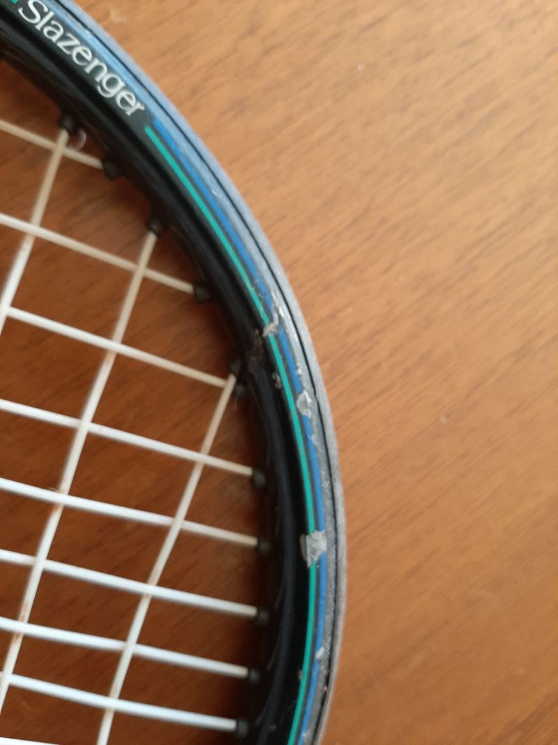 Raqueta De Colección Slazenger Jimmy Connors Autograph Turquesa 4 3/8