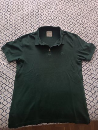 Polo verde para hombre