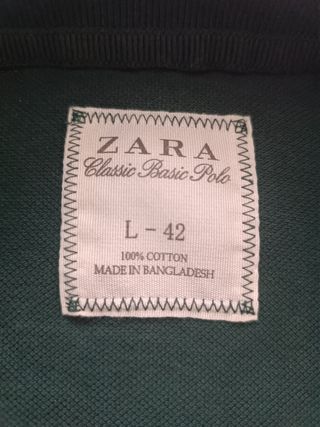 Polo verde para hombre