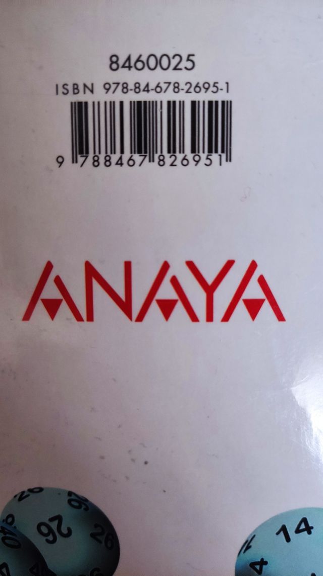 Libro matemáticas aplicadas 1 Bach Anaya