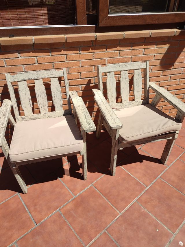 Sillones madera
