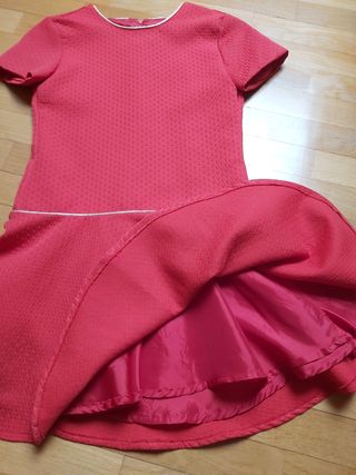 NUEVO! Vestido rojo Talla 12-14