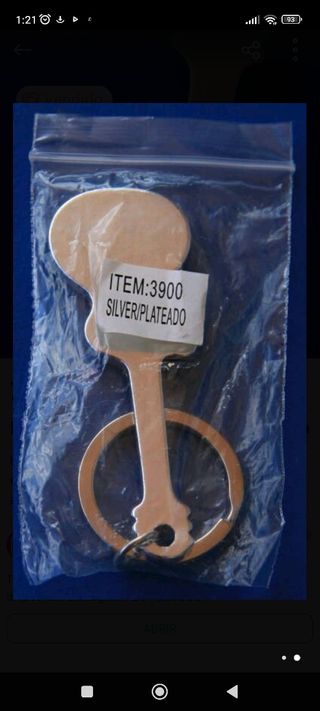 Llavero guitarra eléctrica