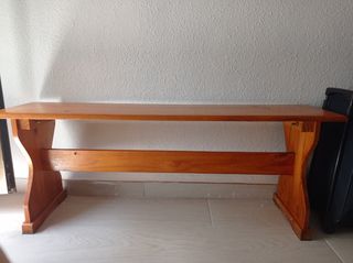 Mesa y banco de cocina