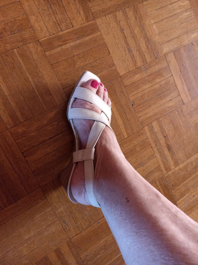 Sandalias piel