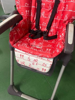 trona chicco plegable con bandeja extraible