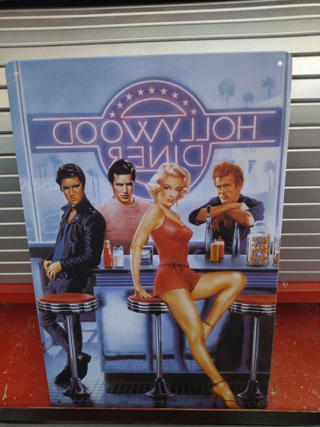 Chapa decoración Hollywood stars