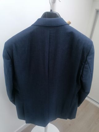 Americana Emidio Tucci azul petróleo. REGALO PANTA
