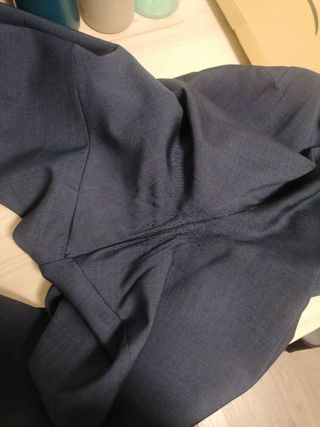 Americana Emidio Tucci azul petróleo. REGALO PANTA