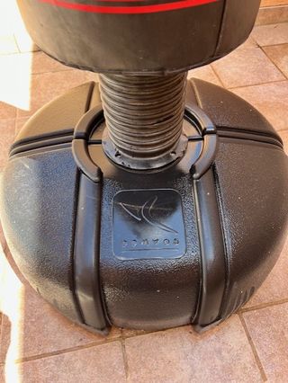 Saco de boxeo de pie + guantes Domyos 14OZ