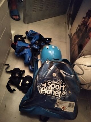 vendo patines y casco