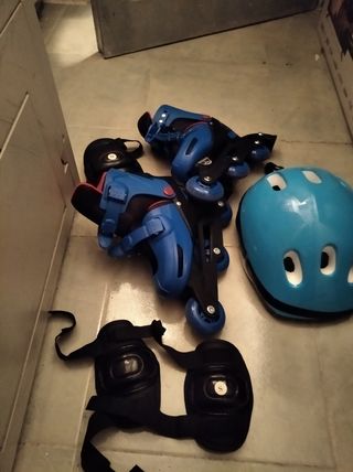 vendo patines y casco