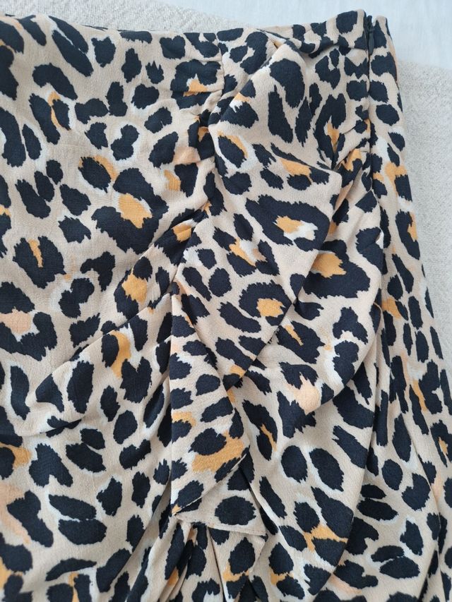 Minifalda Bershka animal print