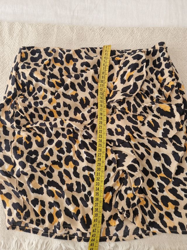 Minifalda Bershka animal print