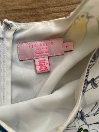 Mono Ted Baker estampado periquitos