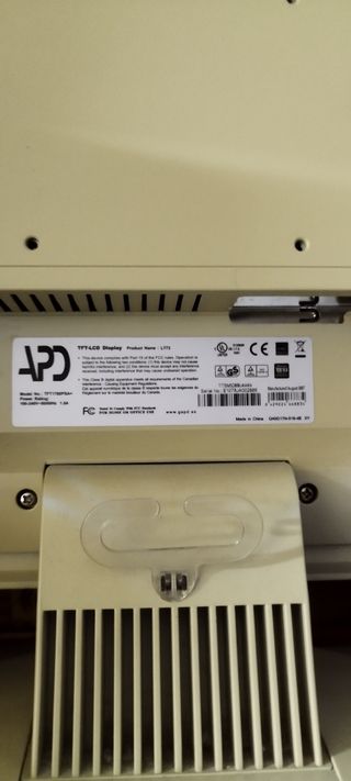 Monitor ordenador TFT