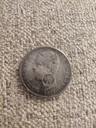 moneda 5 pesetas 1871